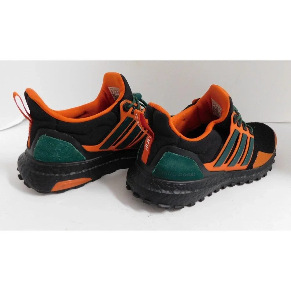 Adidas UltraBoost 1.0 x Miami Hurricanes Running Shoes IG5877 Men's Size 6